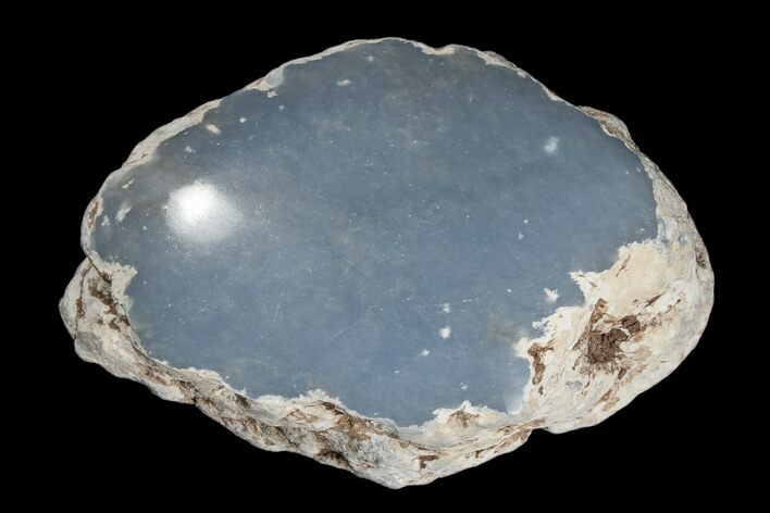 Polished Angelite (Blue Anhydrite) Stone - Peru #172545